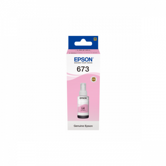 Epson No.673 (T6736) Light Magenta tinta 70ml (eredeti) Ecotank L800/L805/L810/L850/L1800 széria