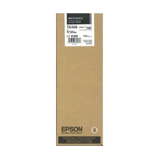 EPSON Patron Singlepack Matte Black T636800 UltraChrome HDR 700 ml (C13T636800)