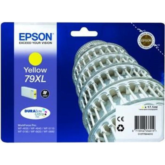 EPSON Patron WorkForce Pro WP-5000 Series Ink Cartridge XL Sárga (Yellow) 2k (C13T79044010)