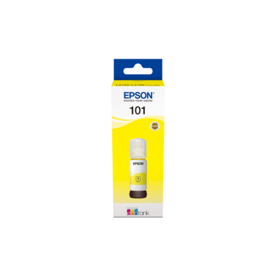 Epson No.101 (T03V4) yellow tinta 70ml (eredeti) Ecotank L41xx/L42xx/L61xx/L62xx/L14100 széria