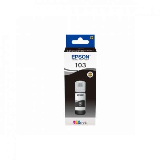 Epson No.103 (T00S1) black tinta 65ml (eredeti) EcoTank L1100/L1200/L3100/L3200/L5100/5200 széria