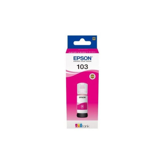 Epson No.103  (T00S3) magenta tinta 65ml (eredeti) EcoTank L1100/L1200/L3100/L3200/L5100/5200 széria