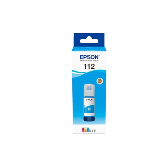 Epson No.112 (T06C2) Cyan tinta 70ml (eredeti) Ecotank L6460/L6490/L6550/L6570/L6580/L15150/L15160/L15180 széria