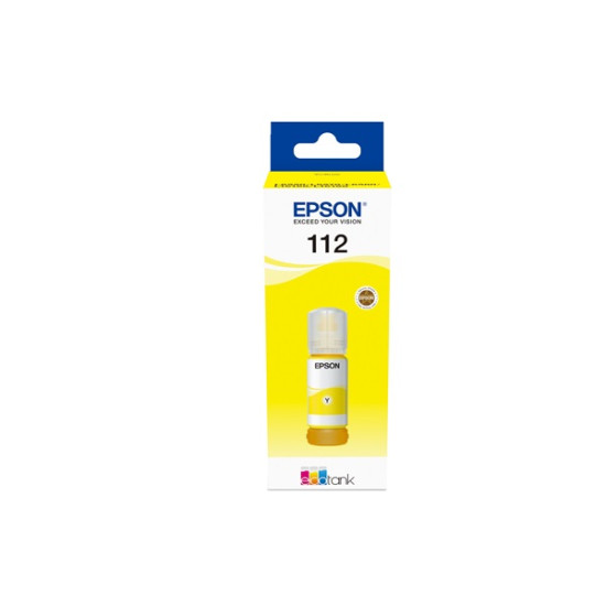 Epson No.112 (T06C4) Yellow tinta 70ml (eredeti) Ecotank L6460/L6490/L6550/L6570/L6580/L15150/L15160/L15180 széria