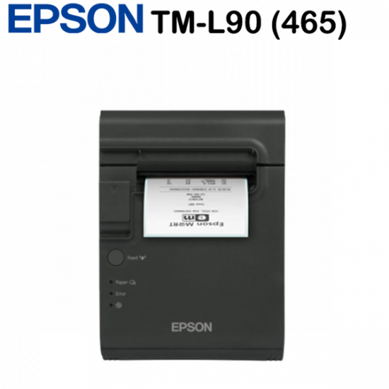 Epson TM-L90 (465) blokknyomtató, Ethernet+Built-in USB, PS, EDG, Black, Ethernet interface
