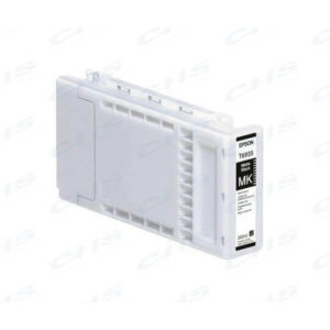 Professzionális Epson mattfekete tinta a SureColor SC-T5000 és SC-T7000 nyomtatókhoz, 350 ml-es kapacitással, tartós, élénk nyomatokhoz grafikusok számára.