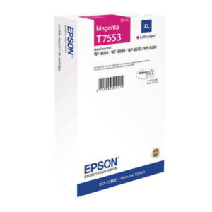 Epson T7553 Magenta patron 4k (eredeti) C13T75534N Workforce Pro WF-8010/8090/8510/8590 széria