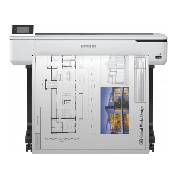 EPSON Tintasugaras Plotter - SureColor SC-T5100 (A0, színes, 2400x1200 DPI, USB/LAN/Wifi/Wifi direct) (C11CF12301A0)