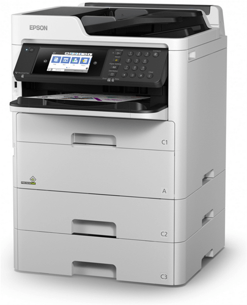 A legújabb A4-es RIPS többfunkciós Epson WorkForce Pro WF-C579RD2TWF igazán gyorsan nyomtat, szkennel és fénymásol kisebb helyigénnyel , alacsony TCO-mutatóval.