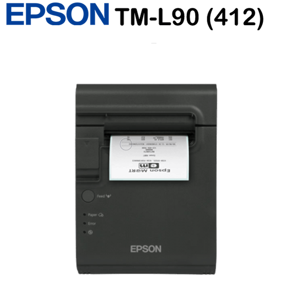 Epson TM-L90 (412) blokknyomtató, Serial+Built-in USB, PS, EDG, Black, USB 2.0 Type B, RS-232, Full Cut