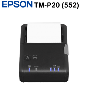 Epson TM-P20 (552) blokknyomtató, Receipt, NFC, BT, Cradle, EU, Black, USB 2.0 Type Mini-B, Bluetooth,
