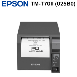Epson TM-T70II (025B0) blokknyomtató, Ethernet + Built-in USB, PS, Black, EU, Black, Bluetooth, Ethernet interface, Partial Cut