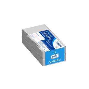 Epson SJIC22P(C) CYAN patron 32.5 ml (eredeti) C33S020602 C3500 címkenyomtatóhoz