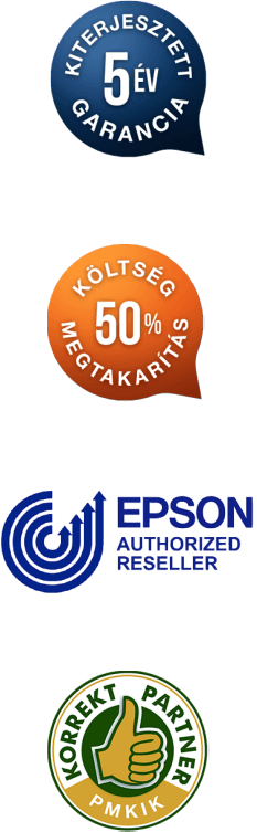 Nyomtató, amely NFC-technológiával lehetővé teszi az azonnali adatátvitelt okostelefonokról vagy más eszközökről.