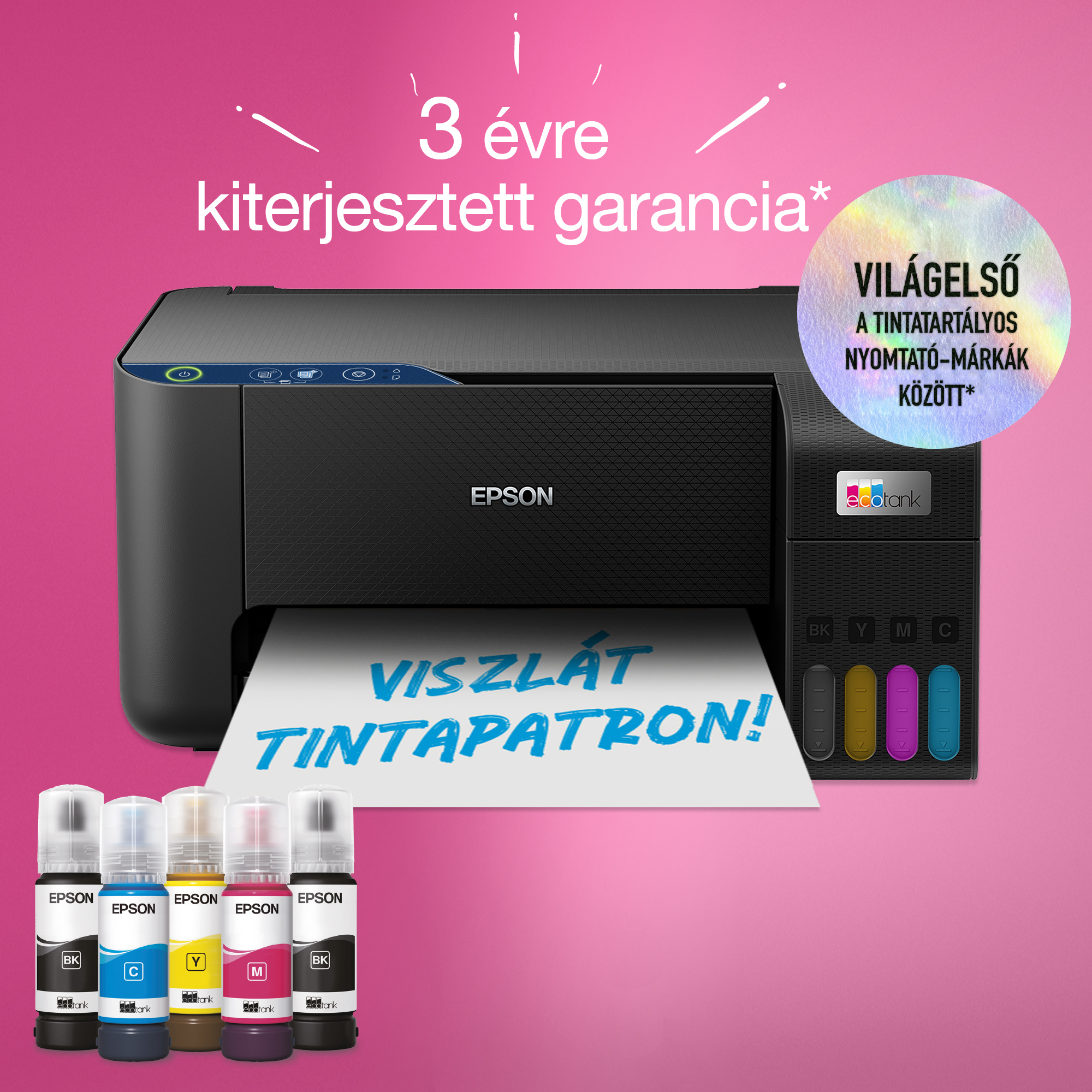epson tintasugaras nyomtató ecotank l3231 (a4, mfp, színes, 5760x1440 dpi, 33 lap/perc, usb) (c11cj68408)