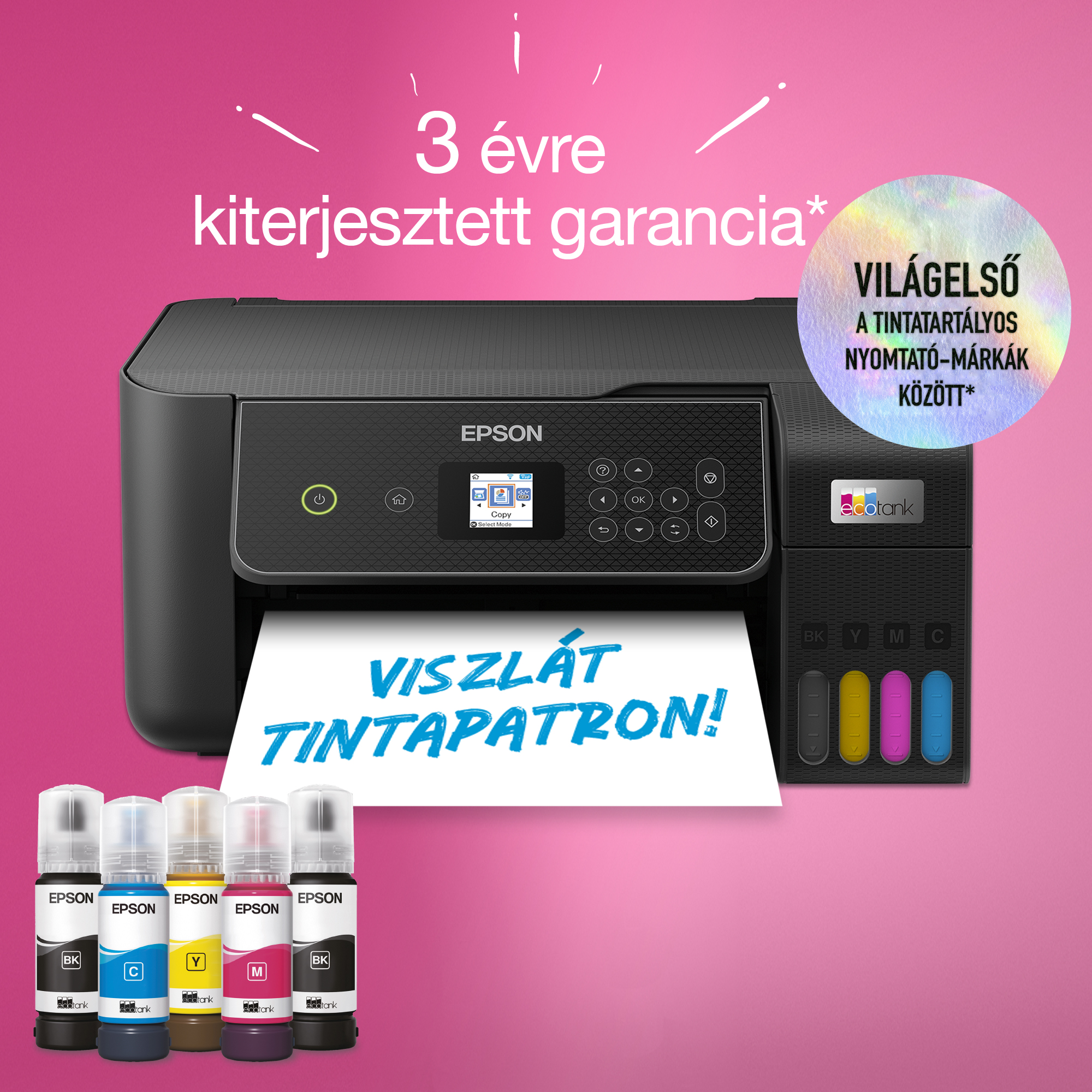 epson tintasugaras nyomtató ecotank l3280 (a4, mfp, színes, 5760x1440 dpi, 33 lap/perc, usb/wifi) (c11cj66426)