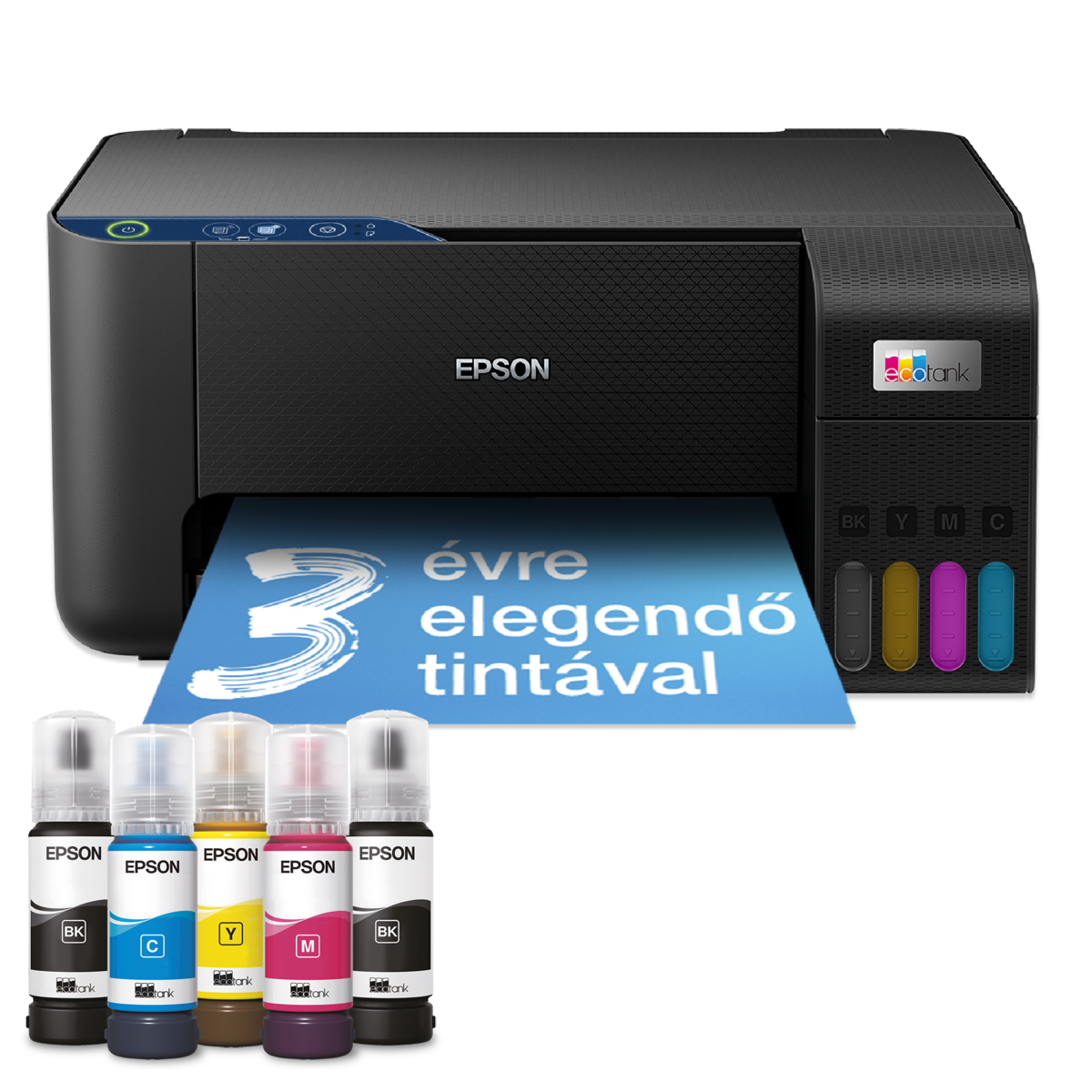 epson tintasugaras nyomtató ecotank l3271 (a4, mfp, színes, 5760x1440 dpi, 33 lap/perc, usb)