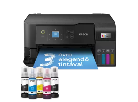 Dőljön hátra és élvezze az Epson nyomtatók megbízhatóságát Epson Ecotank L3560 színes tintasugaras nyomtatóval. Tapasztalja meg a minőséget, amelyre számíthat.