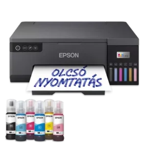 Az Epson EcoTank L8050 patronmentes technológiával, kiváló minőségű nyomatokkal és alacsony üzemeltetési költségekkel segít a fotóinak életre keltésében.