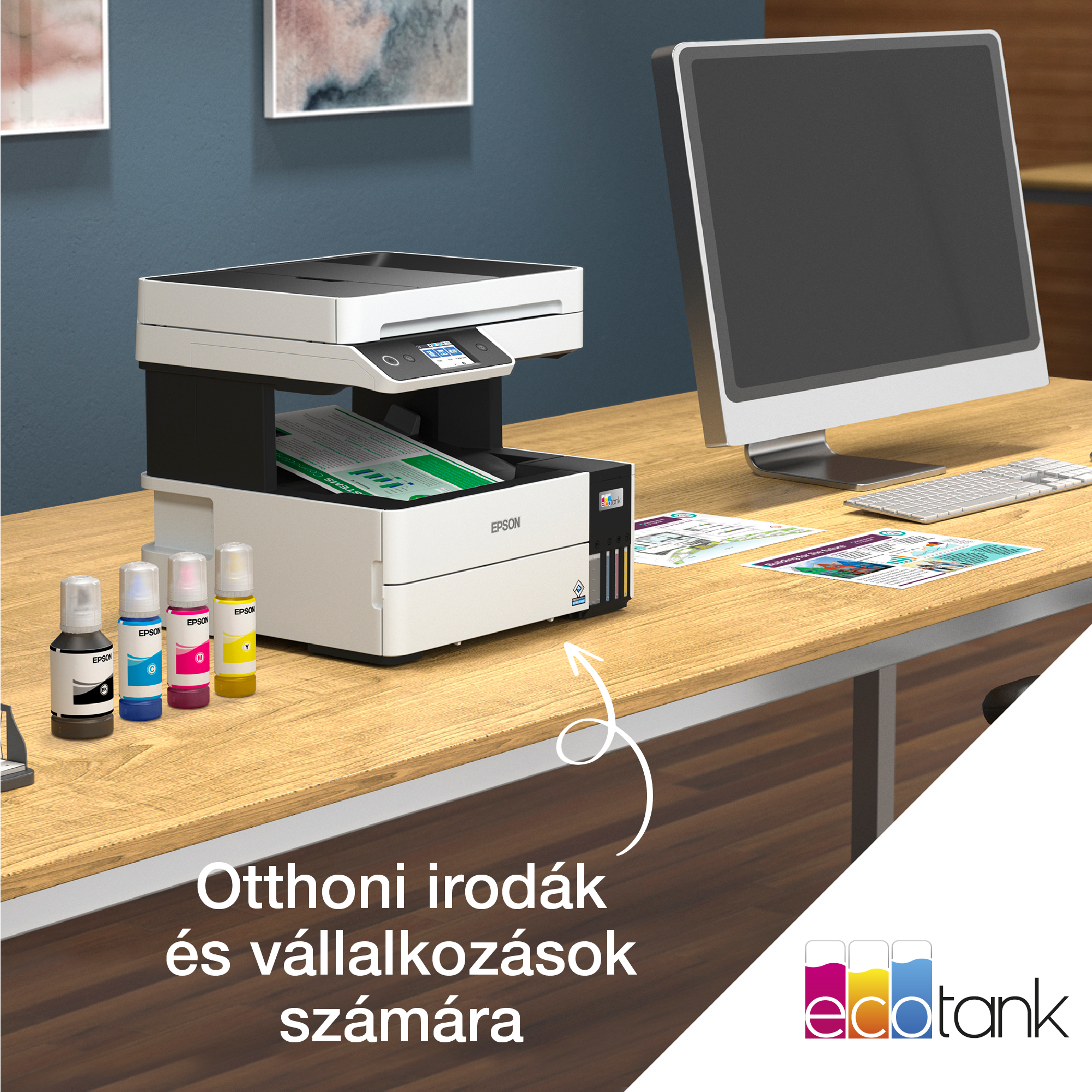 epson ecotank l6460 a4, mfp, színes,4800x1200 dpi,37 lap/perc, duplex, adf, usb/lan/wifi tintasugaras nyomtató