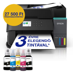 epson ecotank l6370 a4, színes multifunkciós nyomtató duplex, adf, wifi/lan/usb, 15100/5500 oldal tintával