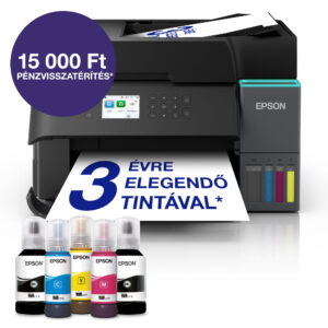 epson ecotank l6370 a4, színes multifunkciós nyomtató duplex, adf, wifi/lan/usb, 15100/5500 oldal tintával