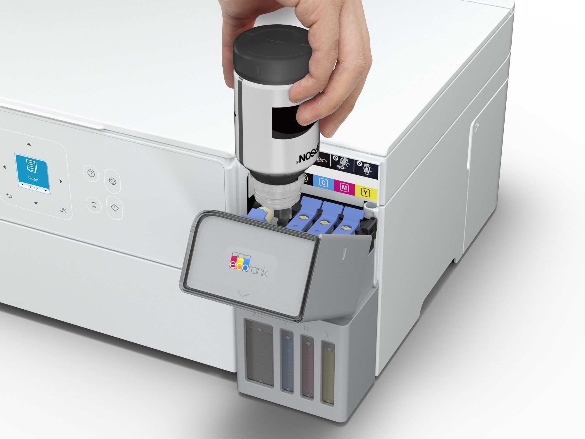 epson ecotank l4366 a4, színes multifunkciós nyomtató duplex, airprint usb/wifi 8500/6500 oldal tintával