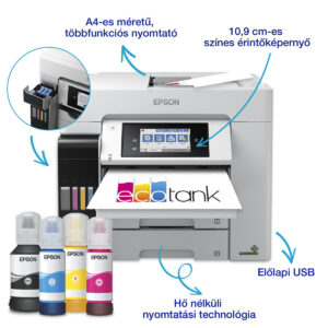 epson ecotank l6580 a4, mfp, színes usb/lan/wifi tintasugaras nyomtató