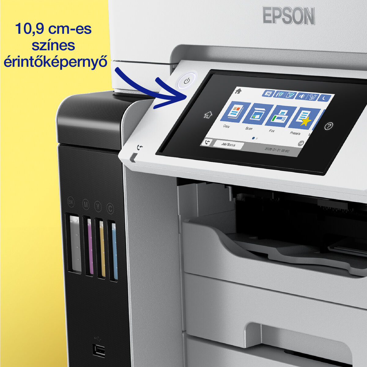 epson ecotank l6580 a4, mfp, színes usb/lan/wifi tintasugaras nyomtató
