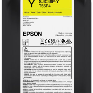 epson sjic48p y yellow patron 480 ml (eredeti) c13t55p440 c8000e címkenyomtatóhoz