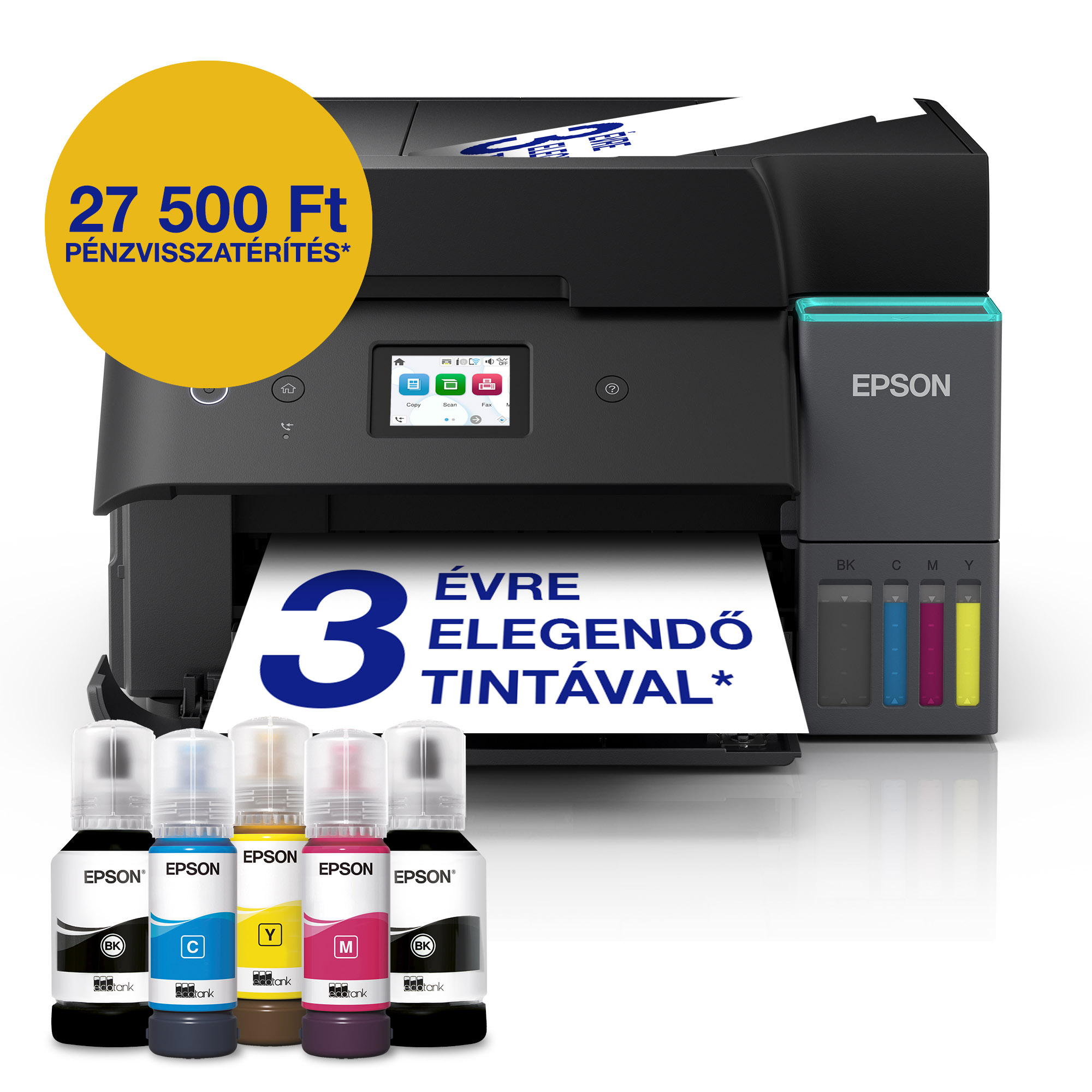 epson ecotank l6390 a4, mfp, színes,4800x1200 dpi,35 lap/perc, full duplex, adf, usb/lan/wifi tintasugaras nyomtató (c11cl40405)